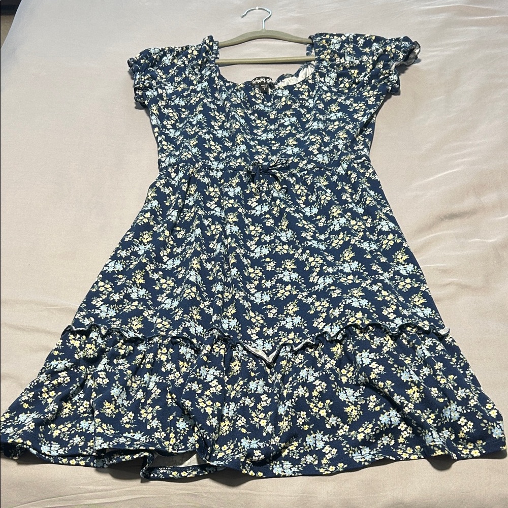 Trixxi Navy Floral Kids Dress